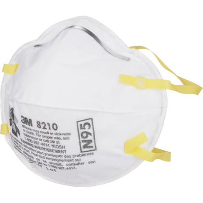 Respirator, Cup Style Disposable N95 3m 8210