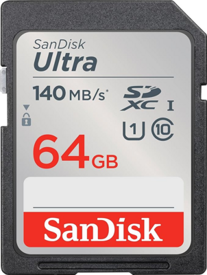 64Gb Memory Card, Sdhc Class 10