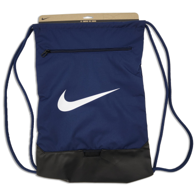 Backpack Drawstring Nike Exterior Zip Pocket Mesh Vents W/Na