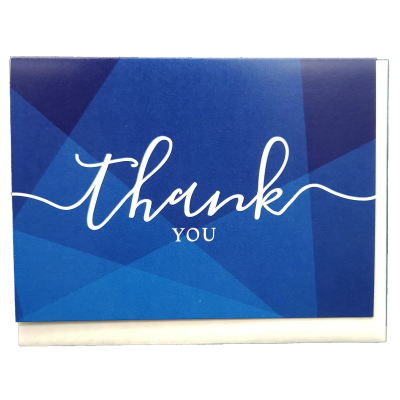 Greeting Card Thank You Nait Custom Made Colors & Design