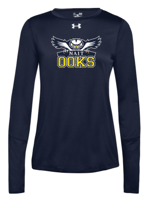 Ladies Tshirt Under Armour Long Sleeve Performance W/Ooks Lo