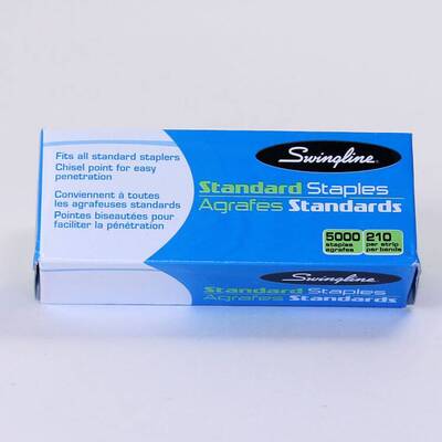 Staples Standard Swingline Chisel Point Box Of 5000