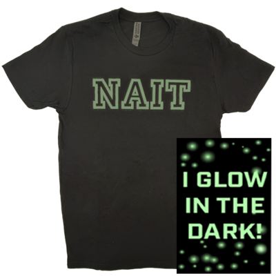 Tshirt Unisex W/ Nait Logo Glow In Dark Ink