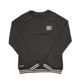 Unisex Sweater Crewneck Urban Ribbed Cuffs & Hem W/Nait Embr