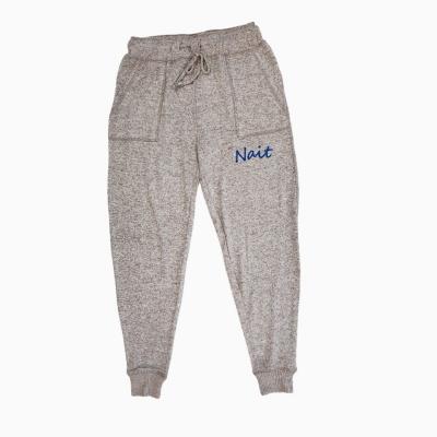 Ladies Sweatpants Cuddle Fleece Pockets & Cuffs W/Nait