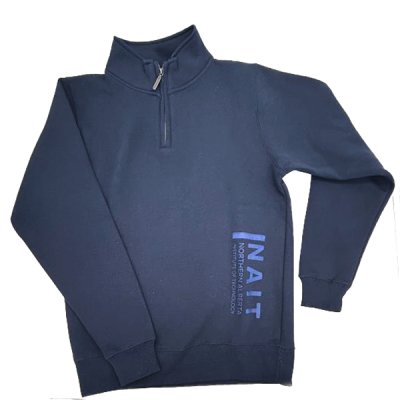 Unisex Sweater 1/4 Zip Poly-Cotton W/Nait