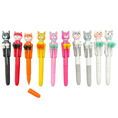 Pen Boxing Cats Ballpoint Pen