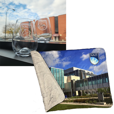 Package 4 - Cozy Package With Wine Glass And Blanket