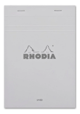 Paper Pads Rhodia 15x21 Cm Lined 80 Sheets Microperforated