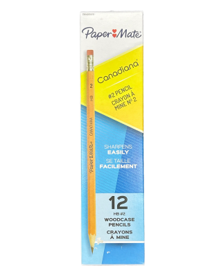 Pencil Paper Mate Canadiana Hb 12pk