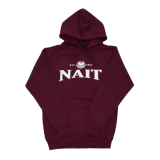 Unisex Hoodie Essential Value Line Brushed Fleece W/Nait Scr