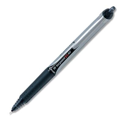 Pen Hi-Techpoint Grip Ret .5Mm Blk Bxrt-V5-Bk