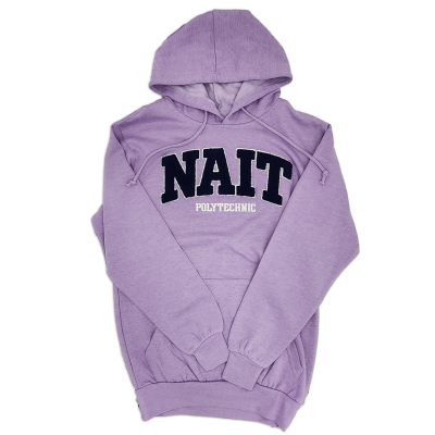 Unisex Hoodie Lined Hood Matching Drawcord W/Nait Applique