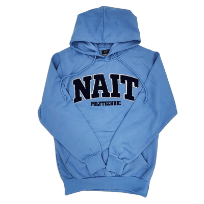 Unisex Hoodie Lined Hood Matching Drawcord W/Nait Applique