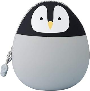 Egg Pouch Silicone Penguin Top Zipper Flat Bottom