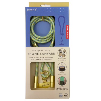 Chargecarry Phone Lanyard Bl