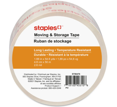 Tape Packaging Staples Heavy Duty Premium Clear 48mm X 50m
