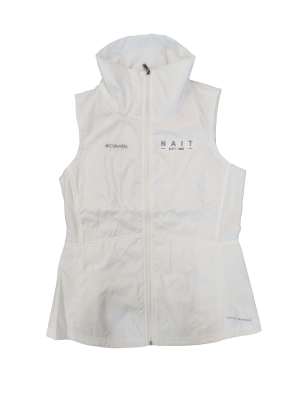 Ladies Vest Columbia Water Repellent Upf50 Sun Protec W/Nait