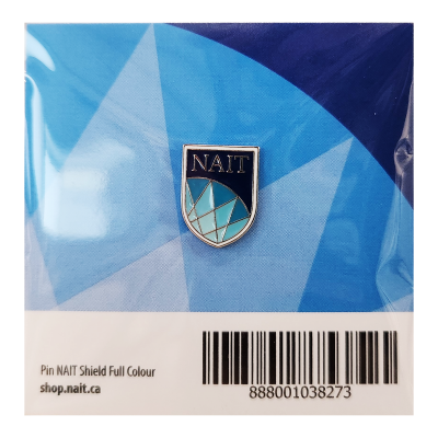 Pin Nait Shield Full Color In Branded Card & Clear Bag