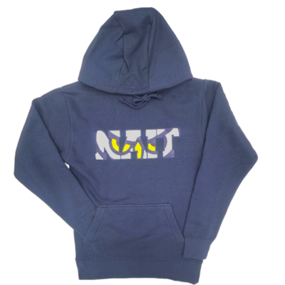 Unisex Hoodie W/ Ook Head In Nait Lettering