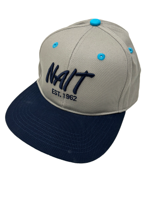 Unisex Hat Cotton Twill Flat Brim Snapback Custom Col W/Nait