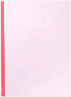 Notebook Oasis Light 30 Pages Large 7" X 10" Grid Lines & Do