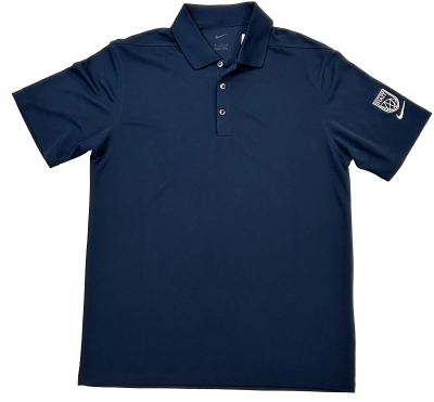 Mens Polo Shirt Nike Dri-Fit Polyester Moisture Wick W/Nait