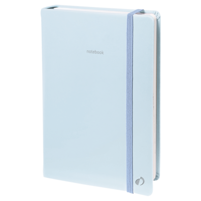 Notebook Pastel 15x21 Lined Hardbound Cover Blue