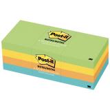 Post It Note Mini 1.5X2 100 Sheets 12 Per Pkg