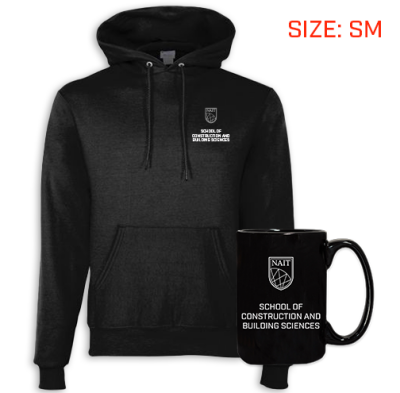 Package 2 - Unisex Champion Hoodie W/ Scbs Logo + Mug Size Small