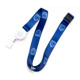 Lanyard Nait Shield Sublimated W/Badge Reel & Breakaway Clip