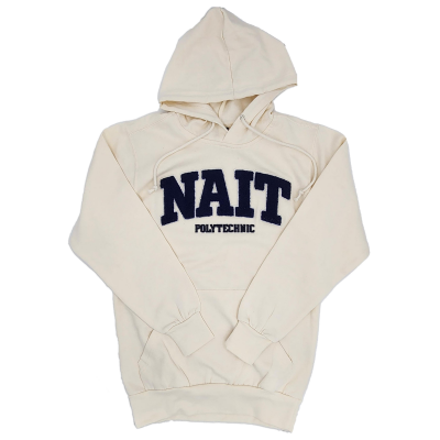 Unisex Hoodie Lined Hood Matching Drawcord W/Nait Applique