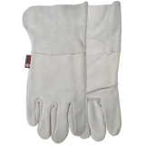 Gloves Split-Grain Cowhide Cotton Lined Gauntlet Cuff