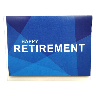 Greeting Card Retirement Nait Custom Made Colors & Design