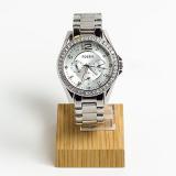 Fossil Watch Silver With Rhinestones And Nait Logo