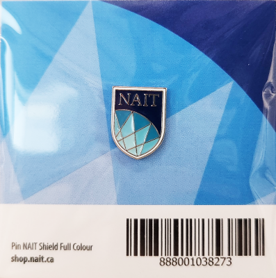 Pin Nait Shield Full Color In Branded Card & Clear Bag