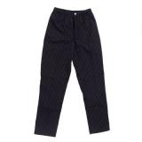 Chef Pant Poly/Rayon Blue Pinstripe Drawstring Navy Xs
