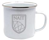 Mug Speckled Enamel Campfire Large Handle W/Nait