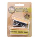 Mini Stapler W/1000 Staples Bamboo