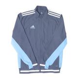 Unisex Jacket Adidas Poly Woven Zipper Pockets Custom Nait C