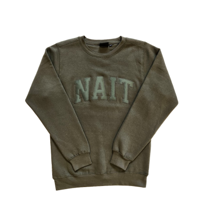 Unisex Sweater Crewneck Brushed Fleece Fashion W/Nait